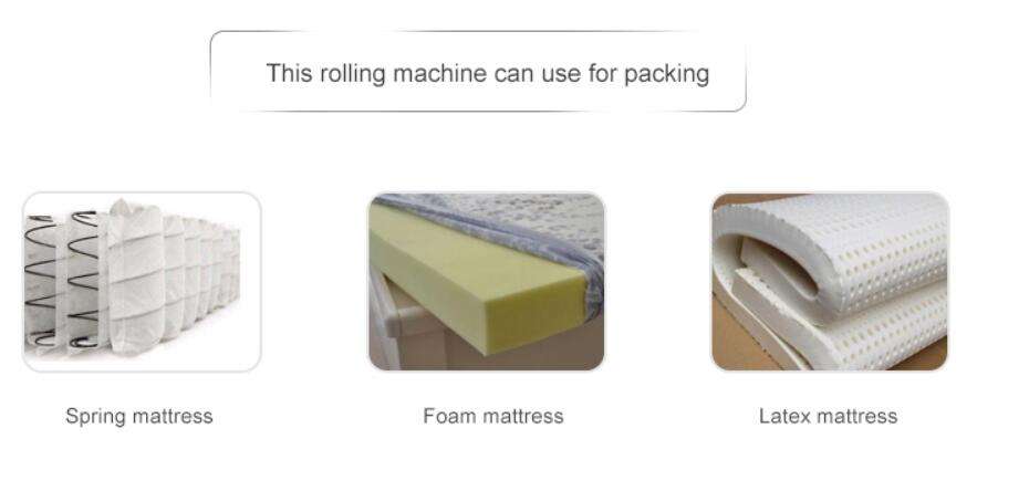 Manufacturer High efficiency CE automatic Roll-Packing mattress packing machine
