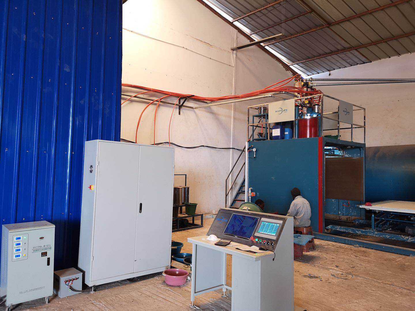 Polyurethane foam plastic rubber sponge making machine PU foam box moulding machine