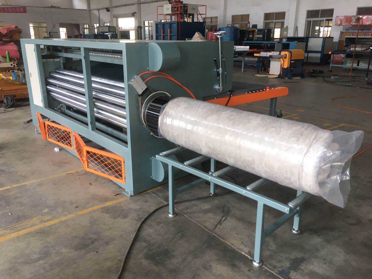 mattress roll packing machine pillow roll compression machine line