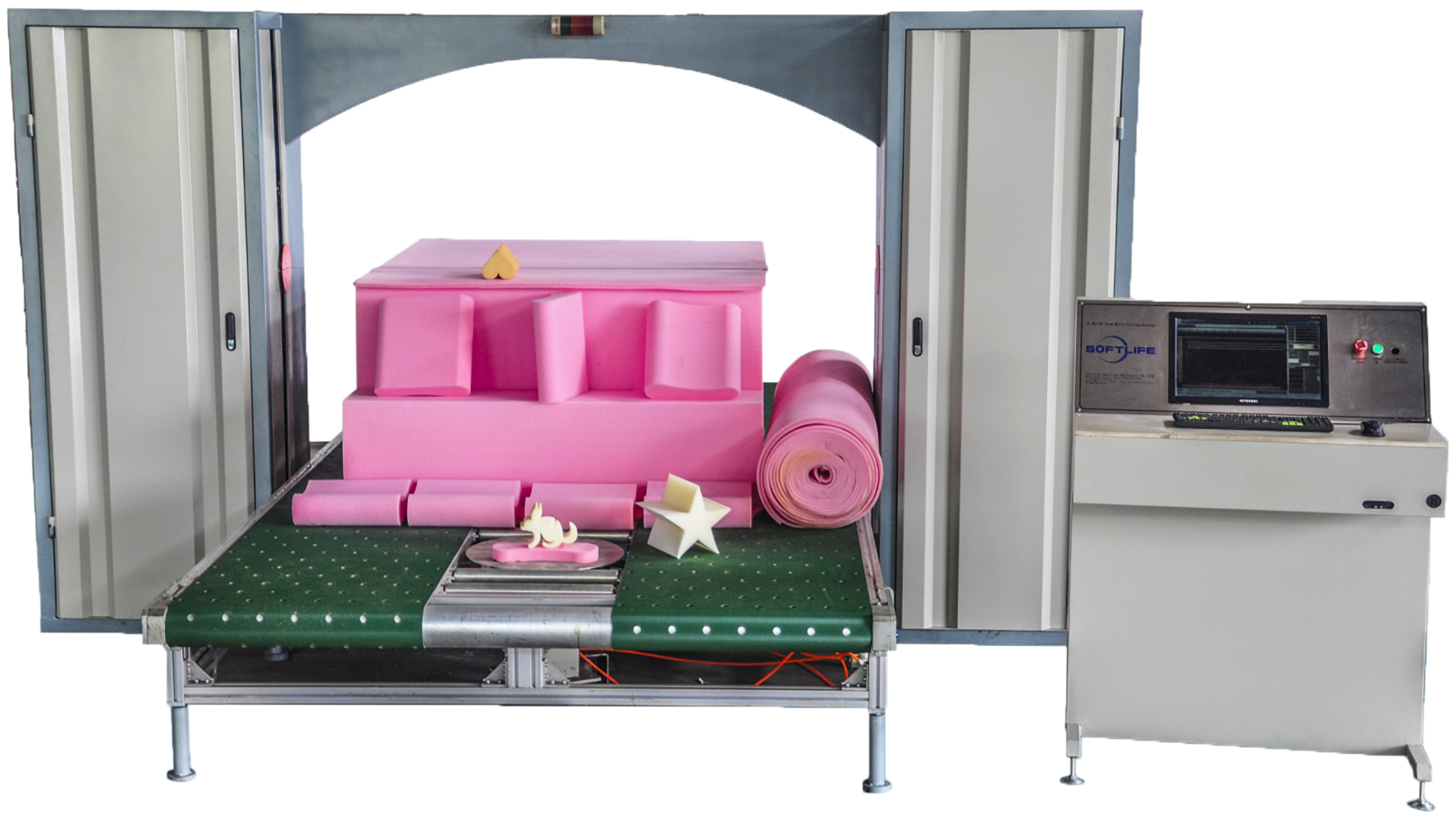 vertical foam cutting machine