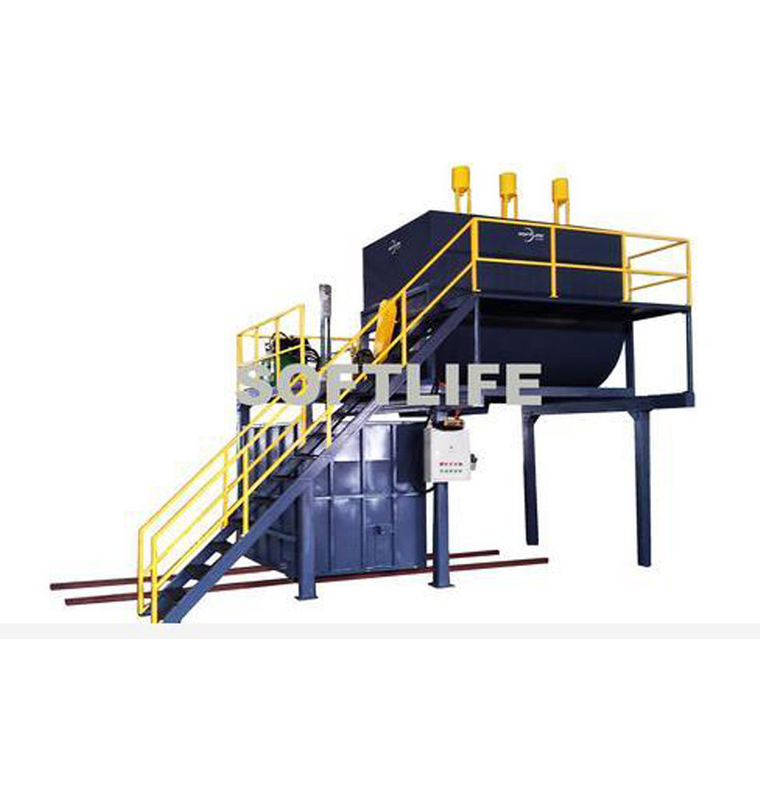 Hot Sale Waste Sponge Scraps Recycling Automatic Mould Rebonded Foam Machine