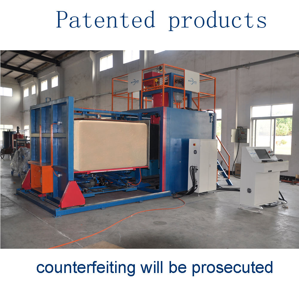 Auto vacuum foaming machinery sponge making mattress