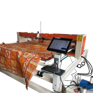 Chinese importers Single Needle Moving automatic bed cover quilting machine
