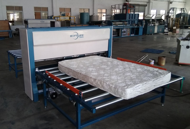 Quick sale products foam mattress cover straight mattress wrapping machine