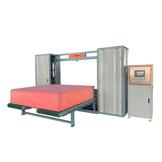Fully automatic horizontal vertical computerized foam cutting machine