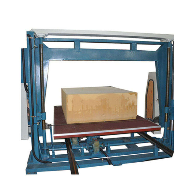2019 new design High performance low noise Automatic horizontal polystyrene styrofoam hot wire slices foam cutting machine