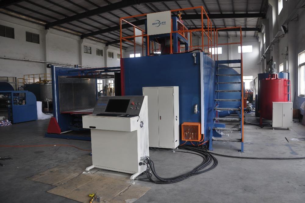 Mattress making sponge machine
