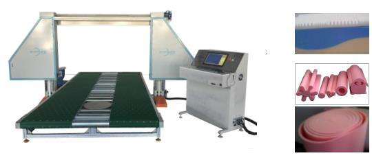 Sponge foam cutting machinery