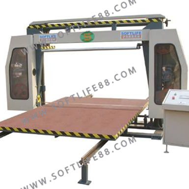 Factory supply Computerized foam horizontal sponge flat cutting saw machine