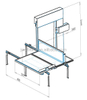Manual Vertical and Horizontal Eps PU Foam Block Cutting Machine