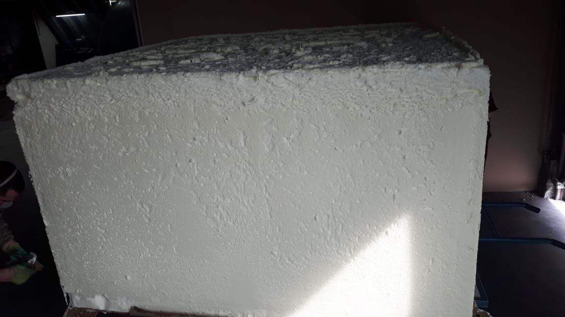 Auto vacuum foaming machinery sponge making mattress
