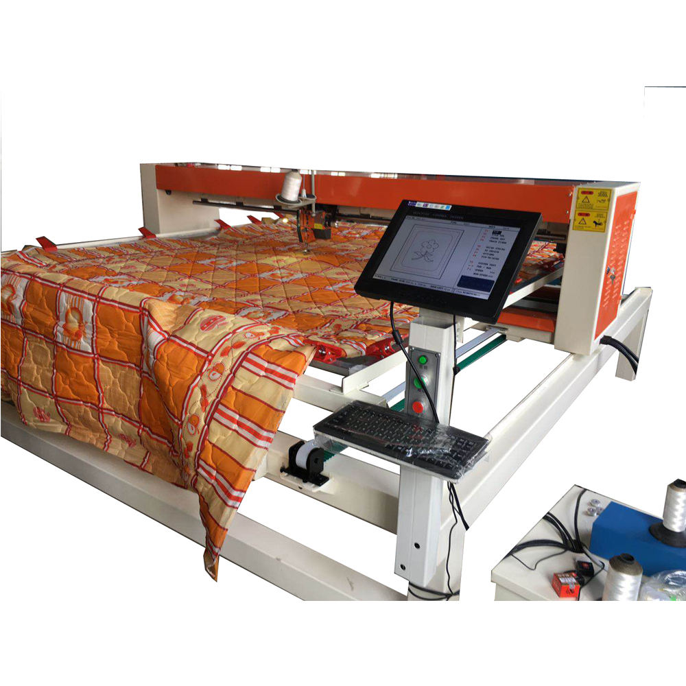 Good quality high efficiency single head quilting machine bed sewing machinery