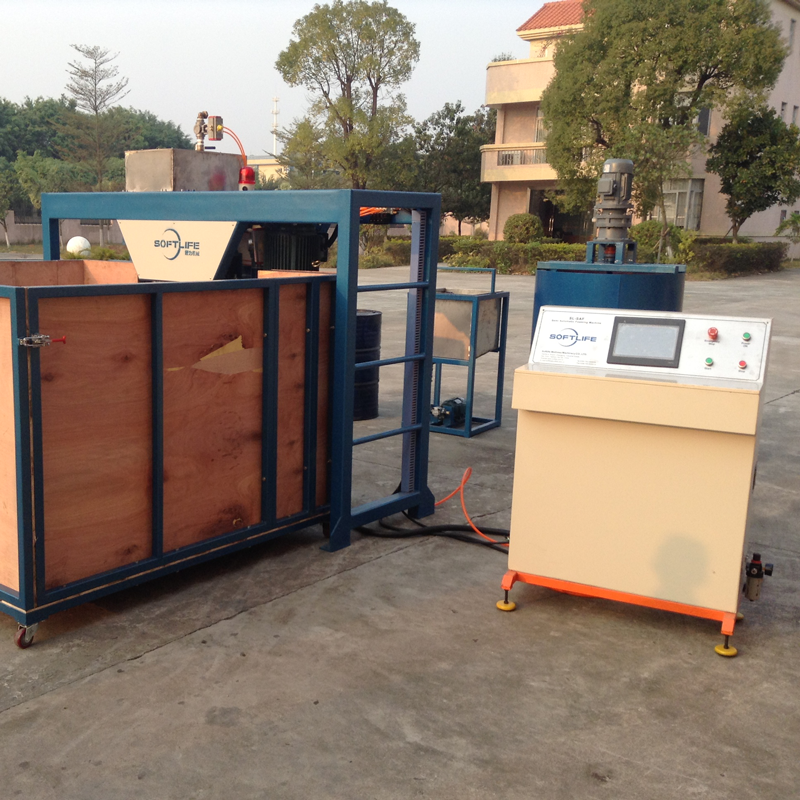China bulk site mixing feeding self-cleaning pu foam sheet making machine
