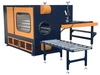 Compressing Full automatic Latex Mattress Vacuum Roll Packing Machine for bed
