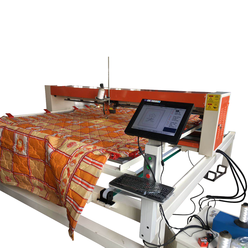High quality eco-friendly high running speed best price single needle quilting machine